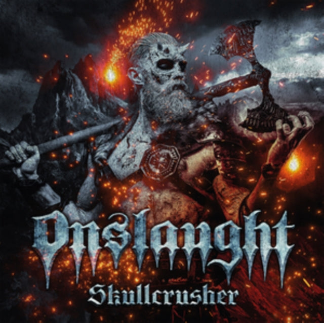 Onslaught - Skullcrusher (White/Red Splatter Vinyl) (Vinyl)