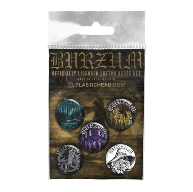 Burzum - Burzum Button Badge Set 3 (Badge Pack)
