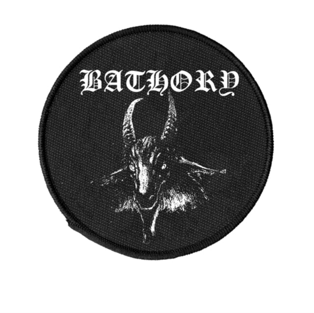 Bathory - Goat (Circle) (Woven) (Woven Patch)
