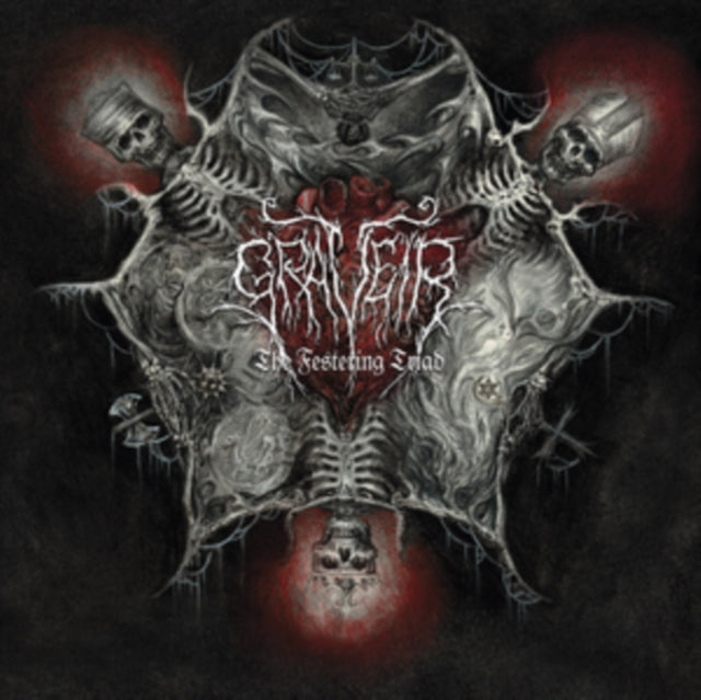 Graveir - The Festering Triad (Red/Black Splatter Vinyl) (Vinyl)