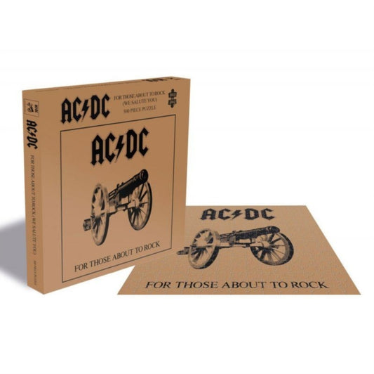 AC/DC - AC/DC For Those About To Rock - 500 Piece Jigsaw Puzzle (Jigsaw Puzzle)