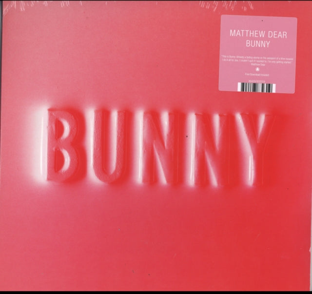 Matthew Dear - Bunny (Vinyl)