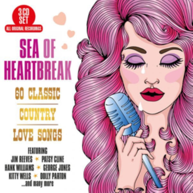 Various Artists - Sea Of Heartbreak - 60 Classic Country Love Songs (CD)