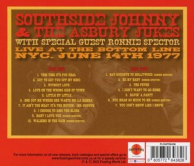 Southside Johnny / The Asbury Jukes / Ronnie Spector - Live At The Bottom Line NYC June 14th 1977 (CD)