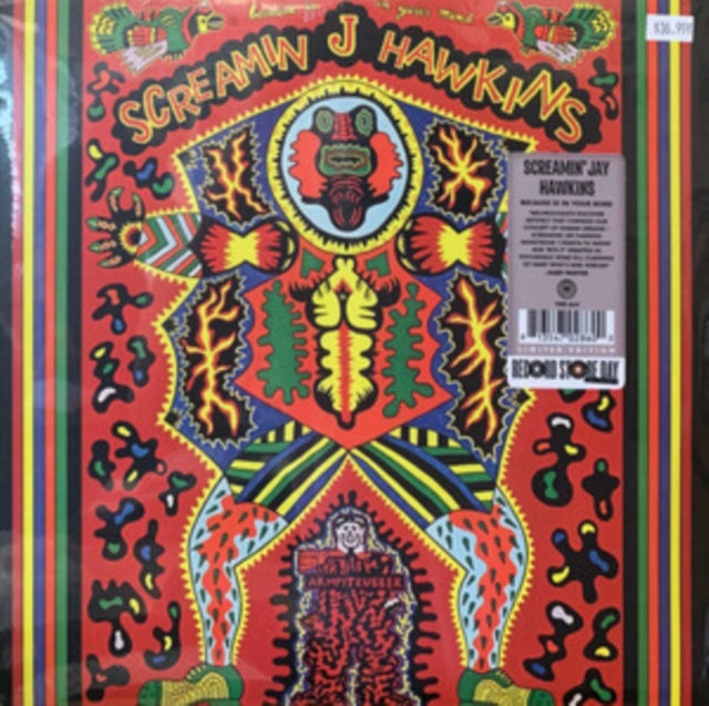 Jay Screamin Hawkins - Because Is In Your Mind (Opaque White/Blue Mixed Vinyl) (Vinyl)
