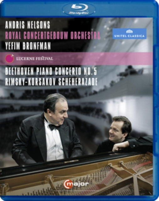 Nelsons Andris / Bronfman Yefim / Royal Concertgebouw Orchestra - Beethoven: Piano Concerto No. 5 - Rimsky-Korsakov: Scheherazade (Blu-ray)