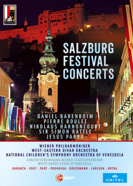Barenboim Daniel / Harnoncourt Nikolaus / Rattle Simon / Boulez Pierre - Salzburg Festival Concerts Box (DVD)