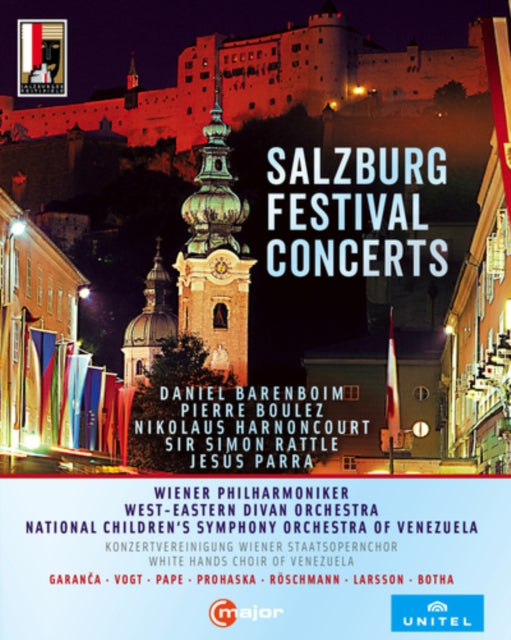 Barenboim Daniel / Harnoncourt Nikolaus / Rattle Simon / Boulez Pierre - Salzburg Festival Concerts Box (Blu-ray)
