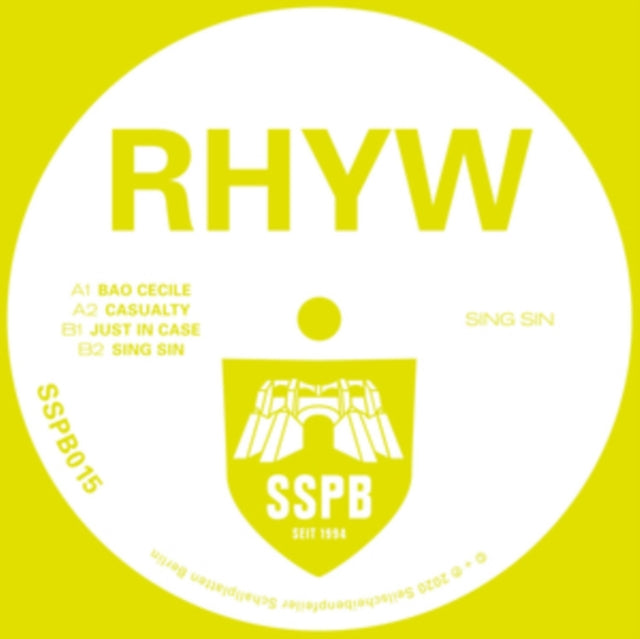 Rhyw - Sing Sin (Limited Edition) (Vinyl Single)