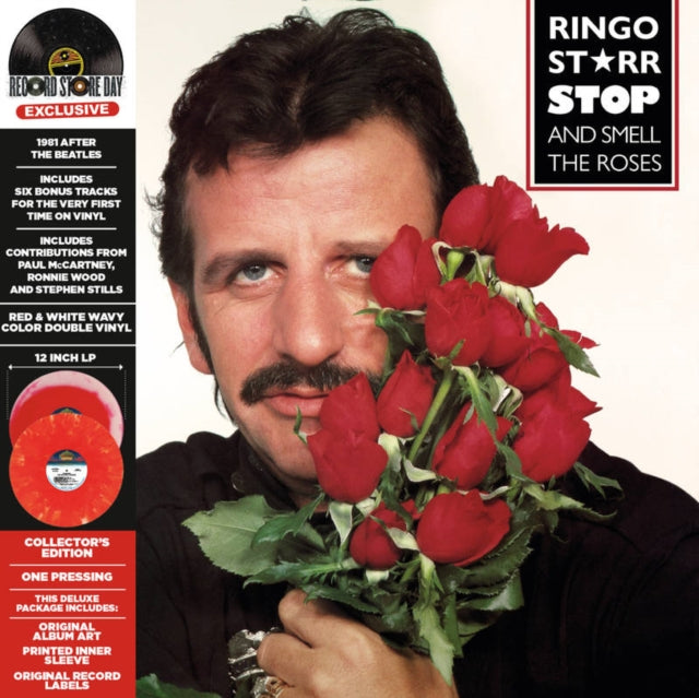 Ringo Starr - Stop & Smell The Roses (Cloudy Red/White + Galaxy Red/White Vinyl) (Rsd 2023) (Vinyl)