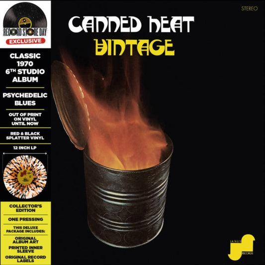 Canned Heat - Vintage (Orange/Noir Splatter Vinyl) (Rsd 2023) (Vinyl + CD)