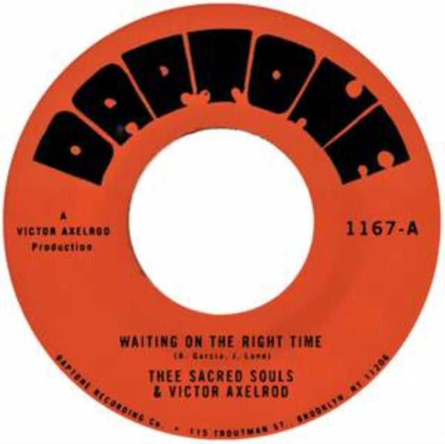 Thee Sacred Souls & Victor Axe - Waiting On The Right Time B/W (Vinyl)