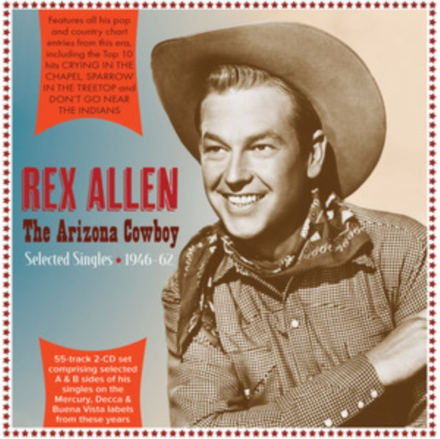 Rex Allen Arizona Cowboy: Selected Singles 1946 62 (CD) (https://lasgo.dmmserver.com/media/640/08240463/0824046340629.jpg)