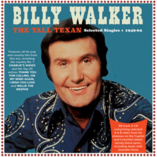 Billy Walker Tall Texan: Selected Singles 1949 62 (CD) (https://lasgo.dmmserver.com/media/640/08240463/0824046341022.jpg)