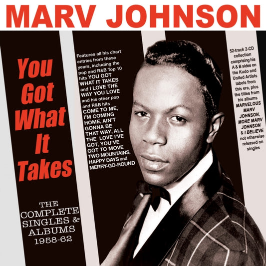 Marv Johnson - You Got What It Takes - The Complete Singles & Albums 1958-62 (CD)