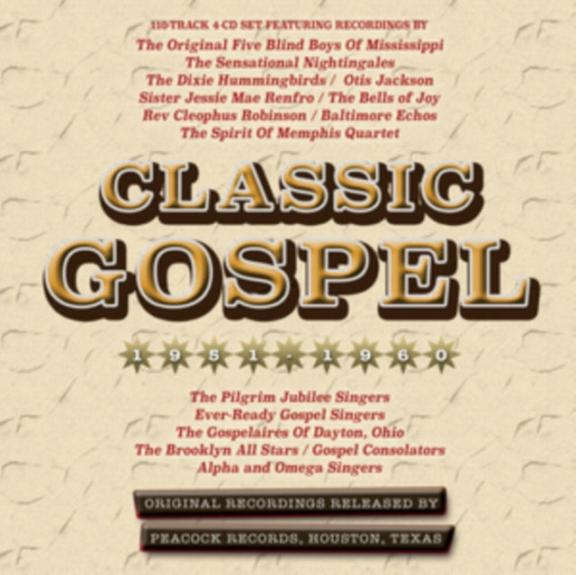 Various Artists Classic Gospel 1951 60 (CD) (https://lasgo.dmmserver.com/media/640/08240467/0824046711924.jpg)