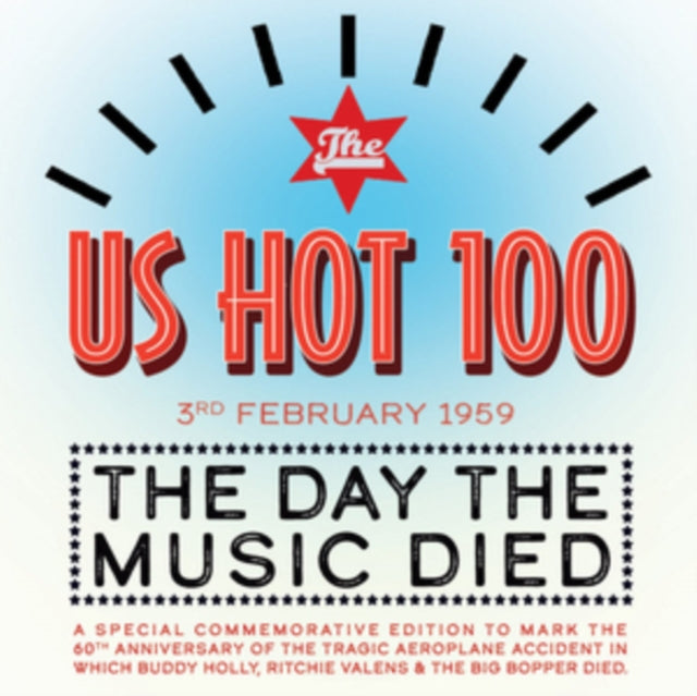 Various Artists - The Us Hot 100 3rd Feb. 1959 - The Day The Music Died (CD)