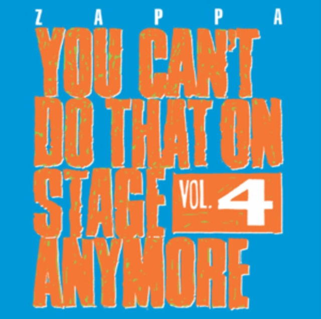 Frank Zappa - You CanT Do That On Stage Anymore - 4 (CD)
