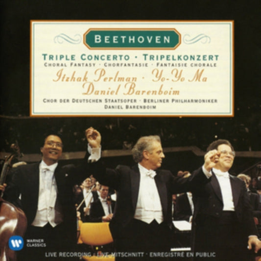 Itzhak Perlman / Yo Yo Ma / Berliner Philharmoniker / Daniel Barenboim - Beethoven: Triple Concerto (CD)