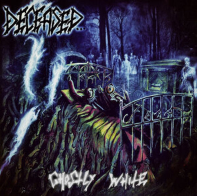 Deceased - Ghostly White (Blue/Black Marble Vinyl) (+Poster +Book +Obi Strip) (Vinyl)