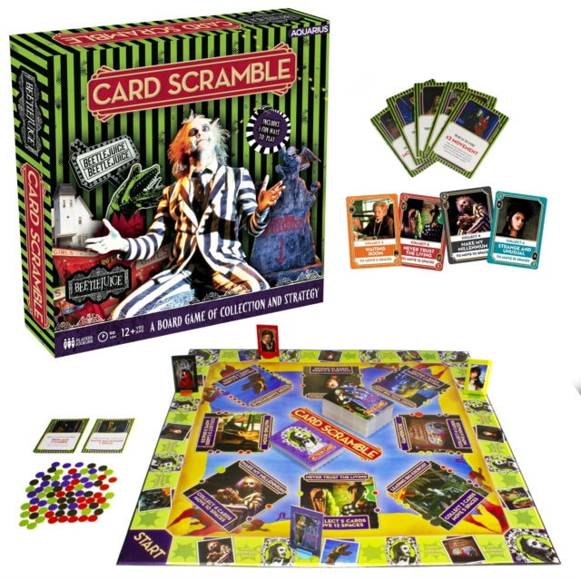 Beetlejuice - Beetlejuice Card Scramble Board Game (Board Game)