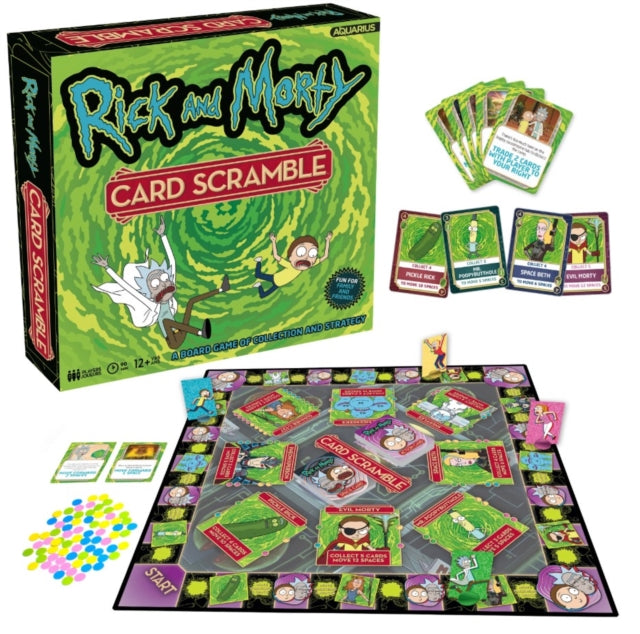 Rick & Morty Card Scramble Board Game (Board Game)
