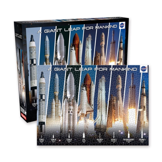NASA Rocket Grid 1000 Piece Jigsaw Puzzle (Jigsaw Puzzle)
