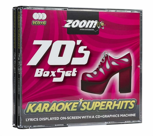 Zoom Karaoke - Karaoke Superhits: 70s Box Set (CD+G) (CD)