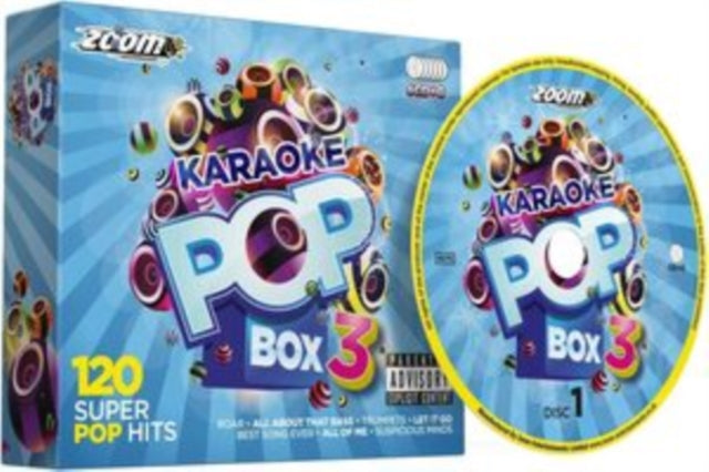 Zoom Karaoke Karaoke Pop Box 3 Party Pack 120 Songs (CD+G) (CD) (https://lasgo.dmmserver.com/media/640/08427050/0842705058777.jpg)