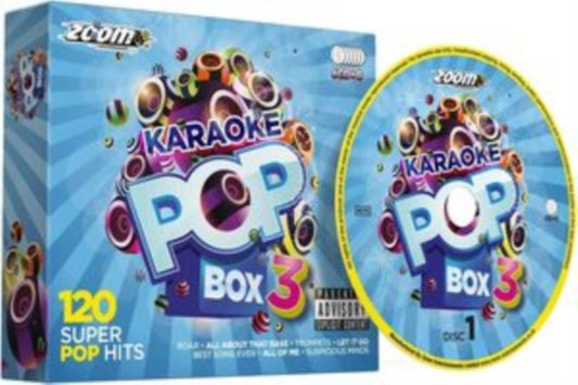 Zoom Karaoke Karaoke Pop Box 3 Party Pack 120 Songs (CD+G) (CD) (https://lasgo.dmmserver.com/media/640/08427050/0842705058777.jpg)
