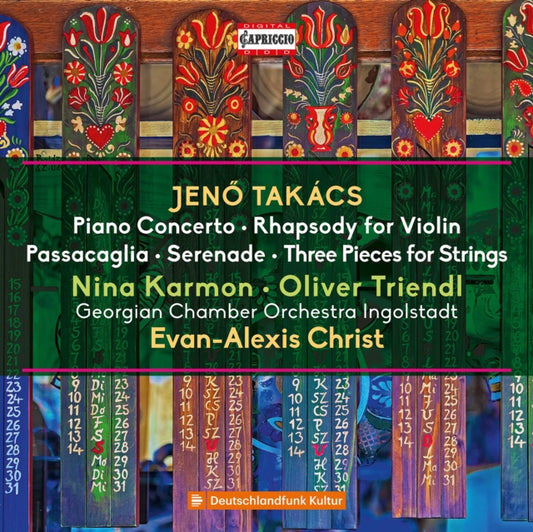 Karmon / Triendl / Georgian Coi - Jeno Takacs: Piano Concerto / Rhapsody For Violin / Passacaglia / Serenade / Three Pieces For Strings (CD)