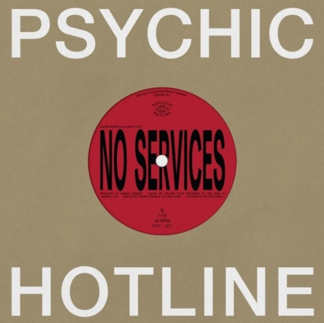 Kieran Hebden (Four Tet) & William Tyler - Darkness Darkness / No Services (Vinyl Single)