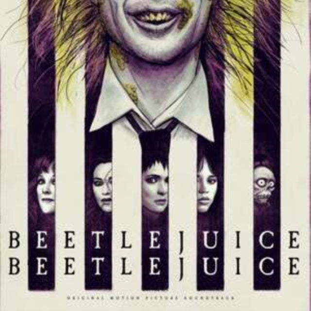 Various Artists - Beetlejuice Beetlejuice - Original Soundtrack (Purple/White/Smoke/Fluorescent Green Vinyl) (Etched D-Side) (Vinyl)