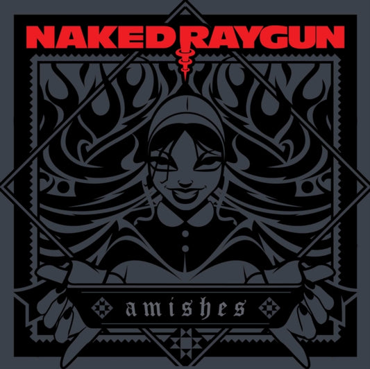 Naked Raygun - Amishes 7 Inch (Red Swirl Vinyl) (7 inch Single)