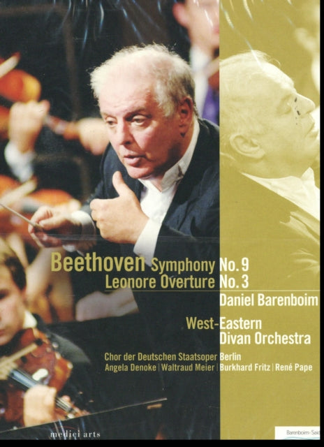 Barenboim Daniel / West Eastern Divan Orchestra - Beethoven: Symphony No. 9 & Leonore Overture No. 3 (DVD)