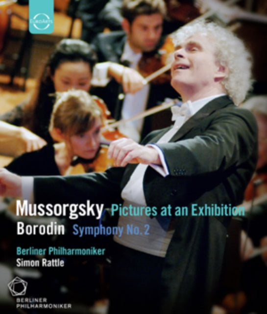 Rattle Simon / Berliner Philharmoniker - Mussorgsky: Pictures At An Exhibition - Borodin: Symphony No.2 (Blu-ray)