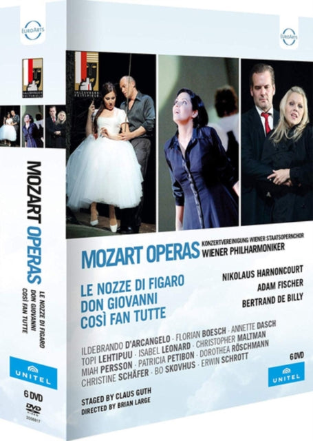 Wolfgang Amadeus Mozart. Claus Guth - Mozart - Da Ponte Operas - Staged By Claus Guth (Mozart - Daponte Opern - Staged By Claus Guth) (DVD)