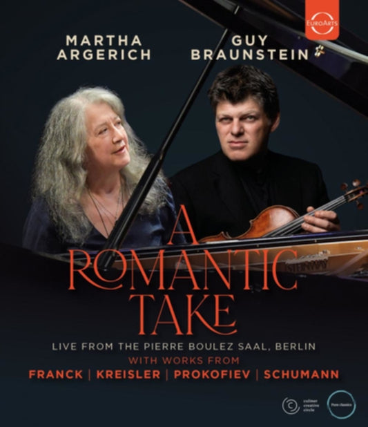 Martha Argerich & Guy Braunstein - A Romantic Take - Martha Argerich & Guy Braunstein In Concert (Blu-ray)