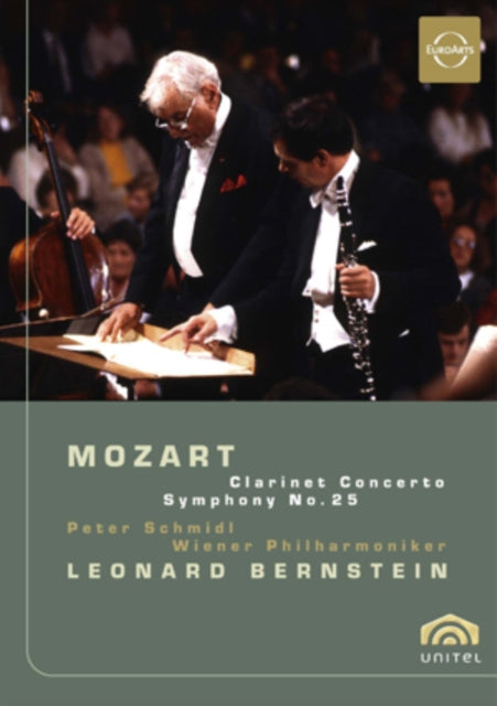 Bernstein Leonard / Schmidt Peter / Wiener Philharmoniker - Mozart: Clarinet Concerto - Symphony No. 25 (DVD)