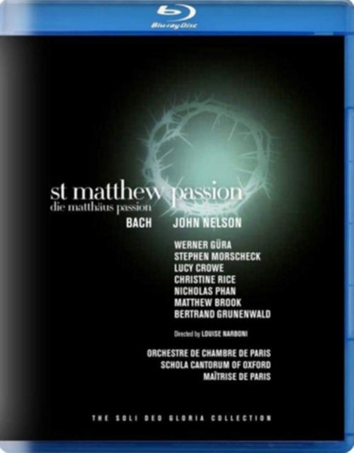 Nelson John - Bach: St Matthew Passion - Die Matthaus Passion (Blu-ray)