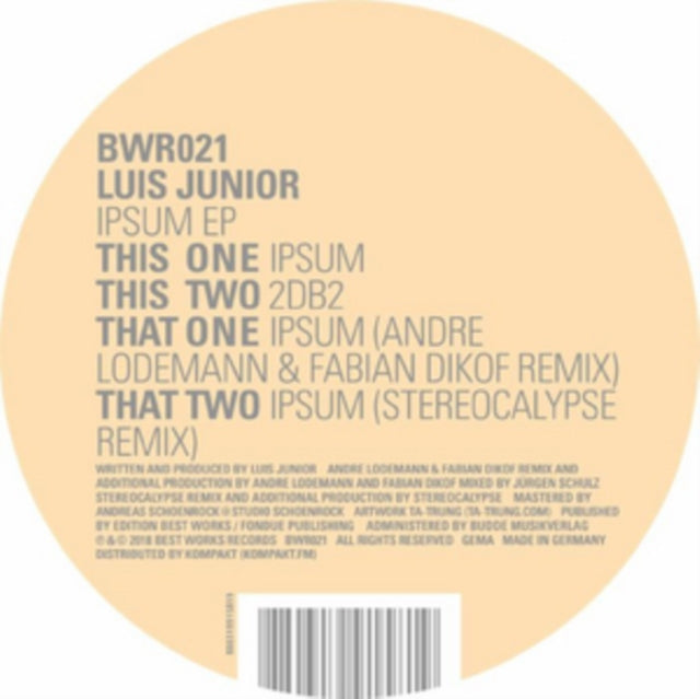 Luis Junior - Ipsum (Vinyl)