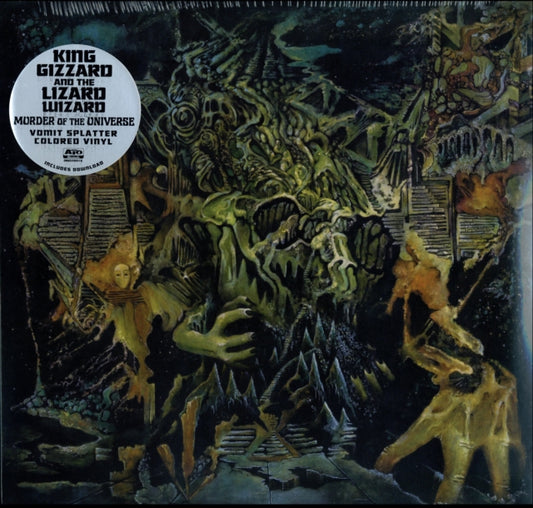 King Gizzard & The Lizard Wizard - Murder Of The Universe (Transparent Green W / Mustard Yelow Splatter Vinyl) (Vinyl)