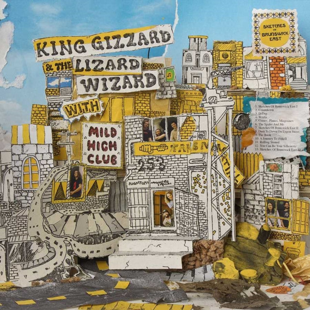 King Gizzard & The Lizard Wizard / Mild High Club - Sketches Of Brunswick East (Yellow/Blue Splatter Vinyl) (Vinyl)