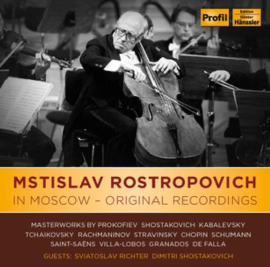 Rostropovich - Mstislav Rostropovich In Moscow: Original Recordings (CD)