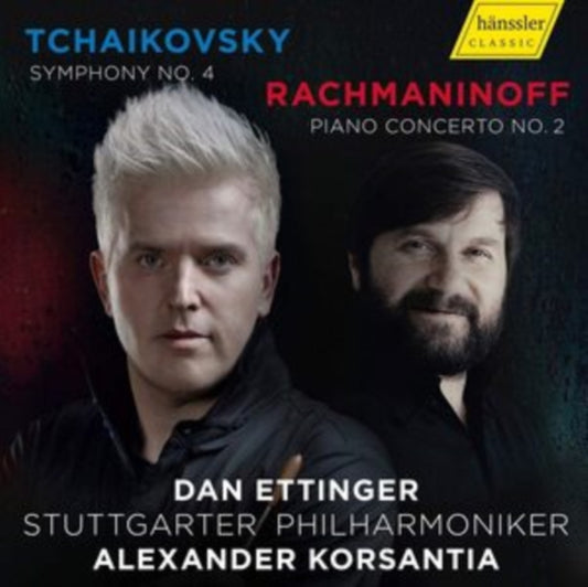 Ettinger / Stuttgarter Phil - Tchaikovsky: Symphony No.4 And Rachmaninov: Piano Concerto No.2 (CD)