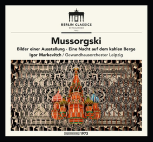 Gewandhausorchester Leipzig / Igor Markevitch / - Mussorgsky: Pictures At An Exhibition / Night On Bald Mountain (Remastered) (CD)