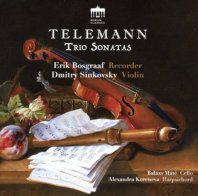 Erik Bosgraaf / Dmitry Sinkovksy - Telemann: Trio Sonatas (CD)