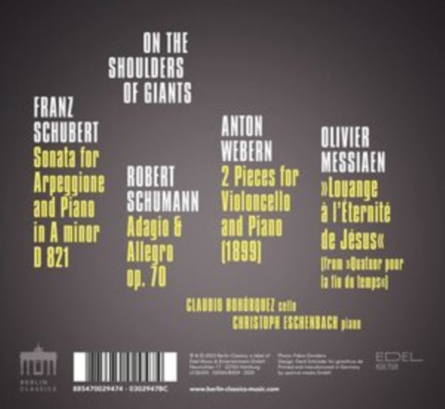 Claudio Bohorquez / Christoph Eschenbach - On The Shoulders Of Giants (CD)