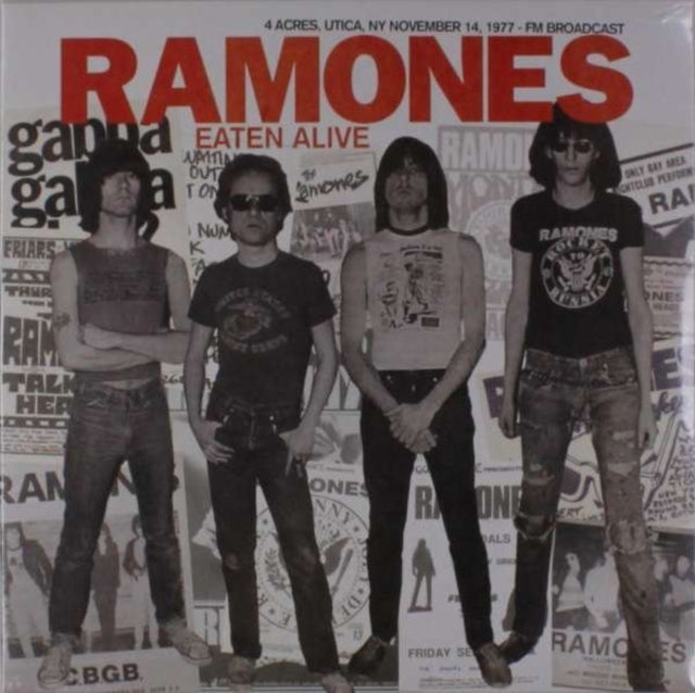 Ramones - Eaten Alive: Live A The 4 Acres Utica Ny 1977 - FM Broadcast (Red Vinyl) (Vinyl)