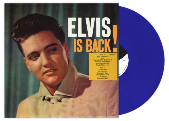 Elvis Presley - Is Back! (Limited Blue Vinyl) (Vinyl)